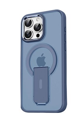 CepteToptan iPhone 14 Pro Tork Magsafe Standlı Kapak - Lacivert - DROPX1258-1474