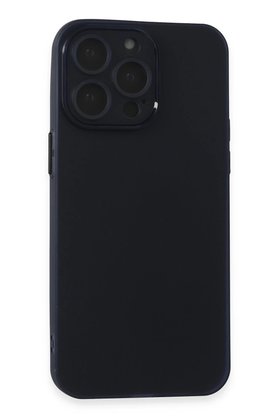 CepteToptan iPhone 15 Pro Kılıf Silikon - Lacivert - DROPX5206-4673