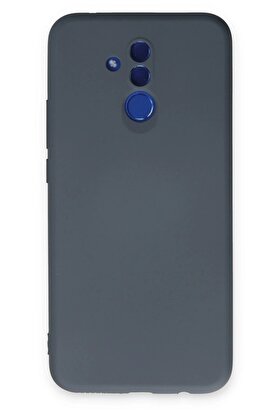 CepteToptan Huawei Mate 20 Lite Kılıf Nano içi Kadife Silikon - Gri - DROPX7939-6692