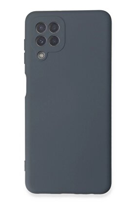 CepteToptan Samsung Galaxy A22 Kılıf Nano içi Kadife Silikon - Gri - DROPX9435-8981