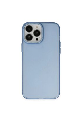 CepteToptan iPhone 14 Pro Max Kılıf Modos Metal Kapak - Mavi - DROPX2709-6763