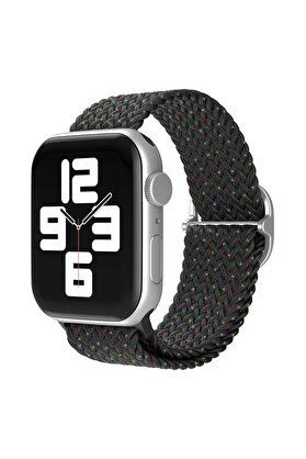 CepteToptan Newface Apple Watch 38mm Star Kordon - Benekli Siyah