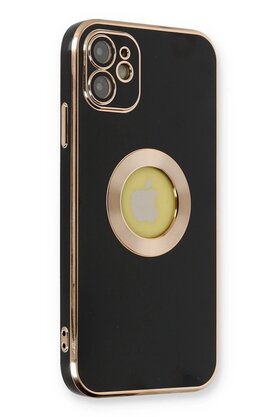 CepteToptan iPhone 12 Kılıf Store Silikon - Siyah - DROPX7668-6232