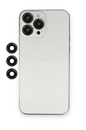 CepteToptan iPhone 12 Pro Shine Kamera Lens - Siyah - DROPX1947-8443
