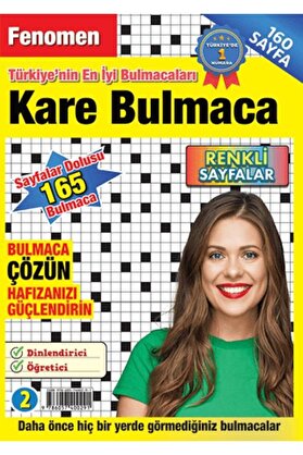 İthaki̇ Yayınları Fenomen Kare Bulmaca 2