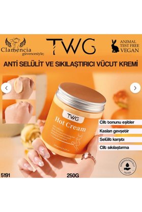 Twg Clamencia Anti-Selülit Zayıflama Kremi 250Gr