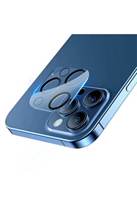 CepteToptan iPhone 12 Pro Max 6.7 Full Tempered Kamera Lens Koruma Camı 2Set-(1903) - DROPX6842-3908
