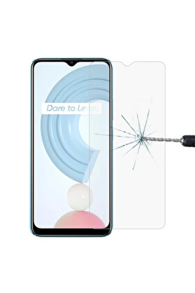 CepteToptan OPPO Realme C21 Uyumlu Tempered Cam Ekran Koruyucu-(1903) - DROPX3258-7576