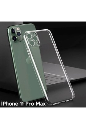 CepteToptan Ally İPhone 11 Pro Max 6.5 İnch Kamera Korumalı Silikon Kılıf-(1903) - DROPX1811-1903