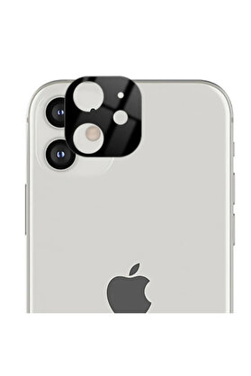 CepteToptan İPhone 12 6.1 3D full Kaplama Tempered Cam Kamera Koruyucu-(1903) - DROPX8888-3616