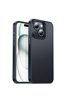CepteToptan Hoco iPhone 15 Plus AS7 Kevlar Kılıf Manyetik Magsafeli Telefon Kılıfı-(190 - DROPX4042-4929