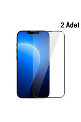 CepteToptan iPhone 14 Plus/13 Pro Max 6.7 0.3mm Full Koruma Tempered Cam Ekran Koruyucu 2 Ad - DROPX4601-8709