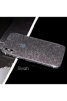CepteToptan Ally İPhone X Xs Parlak Simli 360 Full Kaplama Sticker-(1903) - DROPX1482-4503