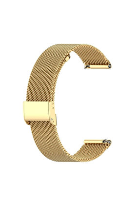CepteToptan 22MM Gear S3 Watch 4 -GT2 GT2E 46MM Kayış Kordon Milano Metal Klasik Kopça-(1 - DROPX3562-8735