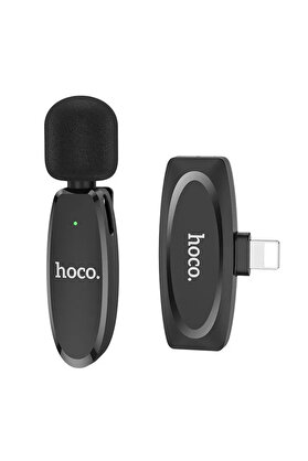 gizmurstore Hoco L15 Iphone Lightning Kablosuz Mini Yaka Mikrofonu-(5775)