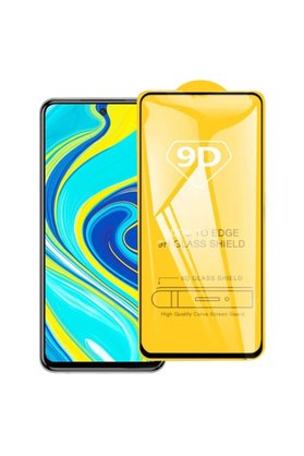 Gelalbe Redmi Note 9 Pro 9D Full Glue Tempered Cam Ekran Koruyucu-(5775) - Alkglb9698-6311