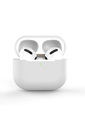 CepteToptan Ally Apple 3 için Ultra İnce Koruma Silikon Kulaklık Kılıfı-(1903) - DROPX2707-3464