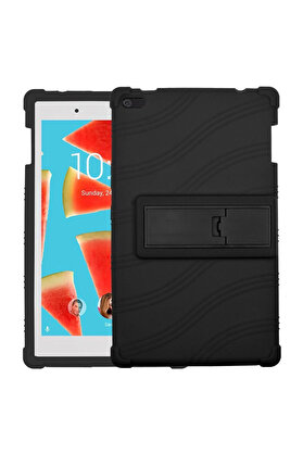 CepteToptan Tab 4 8 (tb-8504 Standlı Silikon Kılıf Ultra Koruma Kılıf-(1903) - DROPX8954-7626