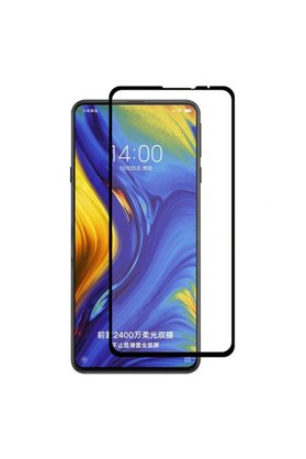 Geneloem Mi Mix 3 Full Glue Full Kaplama Tempered Cam Ekran Koruyucu-(5775) - Korbx7525-7408
