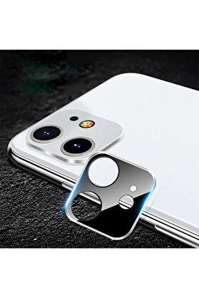 CepteToptan iPhone 11 6.1 İnch 3D Metal Kamera Koruyucu Metal Lens-(1903) - DROPX1358-5109