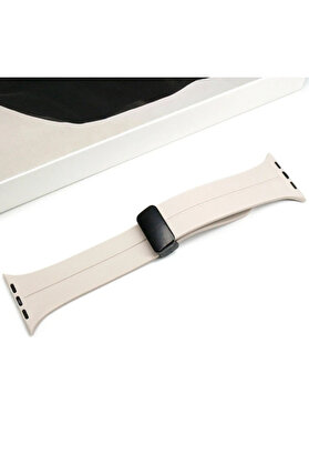 CepteToptan Ally Apple Watch 7-8 45mm 6-5-4 44mm Watch Ultra 49mm Uyumlu Manyetik Uçlu   - DROPX1095-8071
