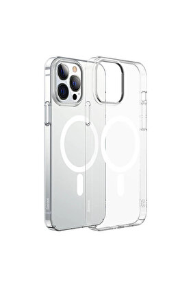 CepteToptan Crystal iPhone 12 Pro Max Kılıf Magsafe Uyumlu Manyetik Kılıf-(1903) - DROPX9617-2712