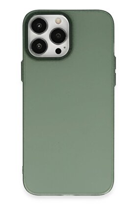 CepteToptan iPhone 14 Pro Kılıf Modos Metal Kapak - Koyu Yeşil - DROPX6912-9217