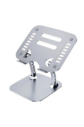 CepteToptan Ally T602 Ayarlanabilir Katlanır Isı Havalandırmalı Alüminyum Laptop Stand? - DROPX2466-3395