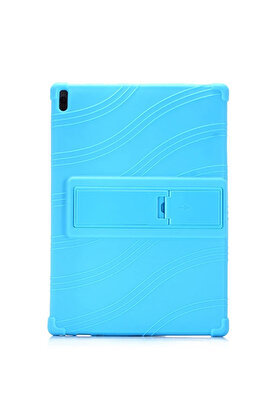 CepteToptan Tab E10 TB-X104F Tab 4 10.1 Inch Tablet Standlı Silikon Kılıf-(1903) - DROPX5611-9533