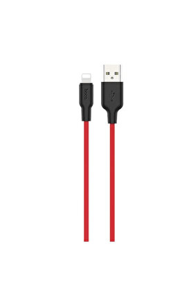 CepteToptan HOCO X21 Plus USB to iPhone Lightning Silikon Hızlı Şarj ve Data Kablosu-(190 - DROPX4967-6019
