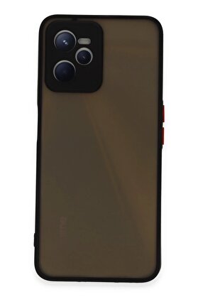 Toptan Bulurum Realme C35 Kılıf Montreal Silikon Kapak - Siyah
