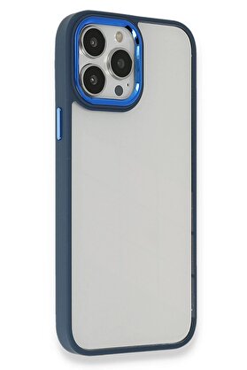 Toptan Bulurum iPhone 13 Pro Kılıf Dora Kapak - Mavi