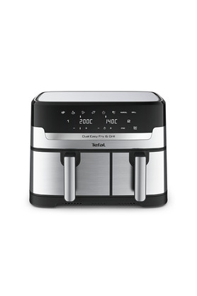 Tefal Easy Fry Dual Az Yağlı Çift Hazneli Fritöz - 8.3L Aile Boyu Kapasite Airfryer