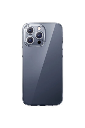 CepteToptan iPhone 15 Pro Max uyumlu  Lucent Serisi Ultra İnce Transparan Kılıf-(1903) - DROPX6381-8586