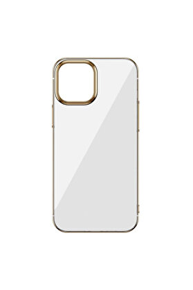 CepteToptan Glitter İPhone 12/12 Pro Şeffaf Lüx Silikon Kılıf Soft TPU Kılıf-(1903) - DROPX6421-4843