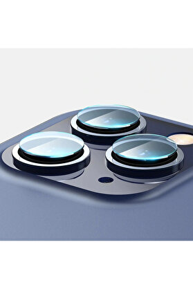 CepteToptan iPhone 12 Pro 6.1-Pro max 6.7 Tempered Kamera Lens Koruma Camı 2Set-(1903) - DROPX4168-2972