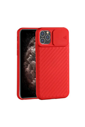 CepteToptan Ally İPhone 11 Pro 5.8 Kılıf Kamera Kapatan koruyucu Sürgülü Kılıf-(1903 - DROPX1878-2904