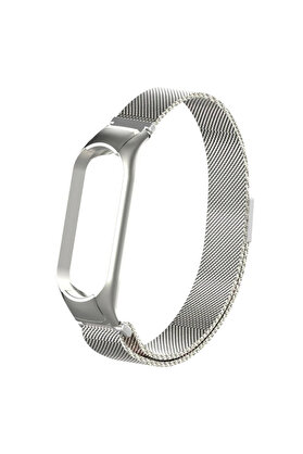 CepteToptan Xiaomi Mi Band 5 Metal Kayış Kordon Milano Loop-(1903) - DROPX7397-3961
