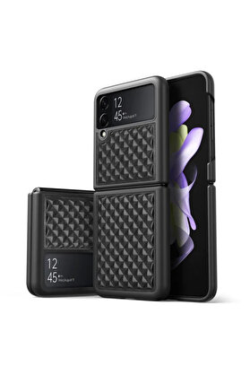 CepteToptan Dux Ducis Venice Series Samsung Galaxy Z Flip3 5G için Premium Deri Kılıf-(19 - DROPX8010-1410
