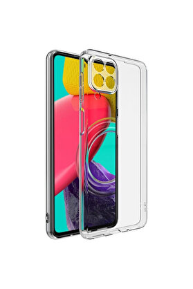 CepteToptan Ally SM Galaxy M53 Kılıf Kamera Korumalı Ultra İnce Şeffaf Silikon Kılıf- - DROPX7174-5156