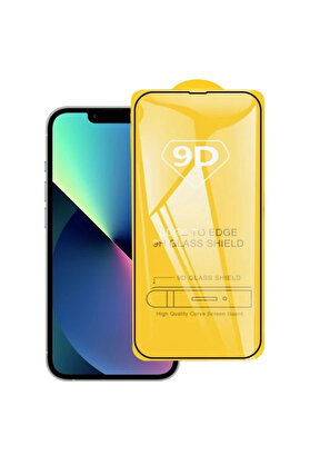 CepteToptan Ally iPhone 14 6.1 Full Glue-Tempered Cam Ekran Koruyucu-(1903) - DROPX4654-6029