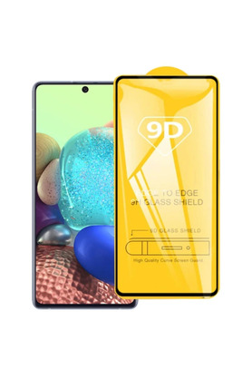 Ethab Giyim Ally Sm Galaxy A71 9D Full Glue Tempered Cam Ekran Koruyucu-(5775) - Glst1270-6886
