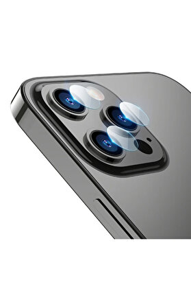CepteToptan ALLY İPhone 13 Pro-13 Pro Max Tempered Glass Cam Kamera Koruyucu-(1903) - DROPX5186-9239
