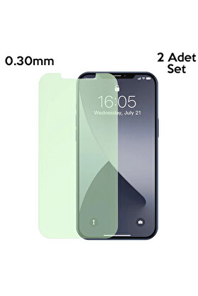CepteToptan İPhone 12 Mini 0.30mm Full Tempered Cam Ekran Koruyucu 2Set Anti-Bluelight-(190 - DROPX6592-4306
