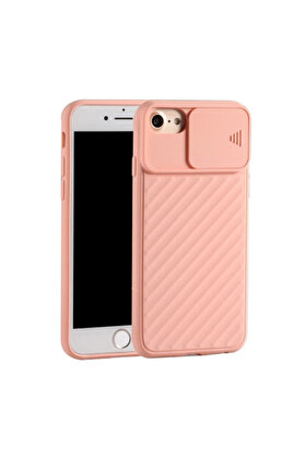 CepteToptan iPhone SE3-SE2 İPhone 8-7 Kılıf Kamera Kapatan koruyucu Sürgülü Kılıf-(1 - DROPX7254-1075