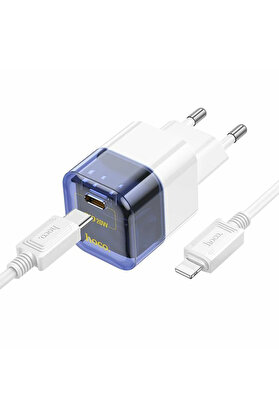 CepteToptan HOCO C131A Platinum PD30W+QC3.0 Girişli Hızlı Şarj Başlığı Ve Type-C To - NEO3168-3649