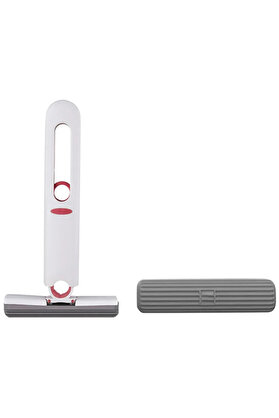 TEKNOCEP mrpurple EZERE Çok Amaçlı Mini tezgah üstü Paspas Mini Mop + 2 Yedek Uç-(5775)