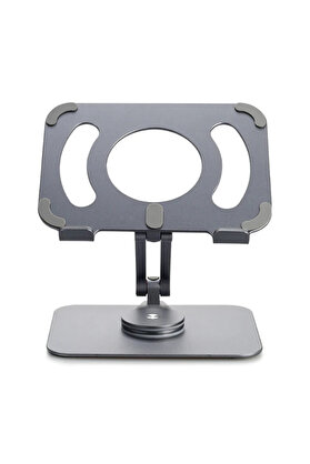 CepteToptan Ally L08 360 Derece Dönebilen Masaüstü Metal Tablet Standı-(1903) - DROPX9637-8882