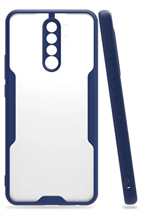 Toptan Bulurum Xiaomi Redmi 9 Kılıf Platin Silikon - Lacivert