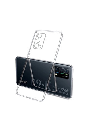 CepteToptan Ally OPPO K9 5G Kılıf Kamera Korumalı Ultra İnce Şeffaf Silikon Kılıf-(19 - DROPX6117-1472